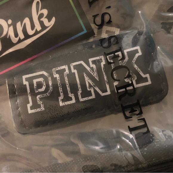 Victoria’s Secret PINK Clear Transparent PVC Fanny Pack Bag *new with defects - Picture 2 of 3